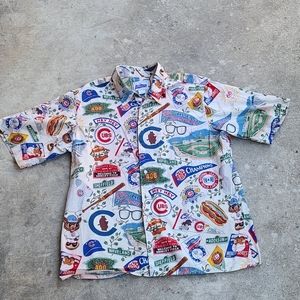 MLB Chicago Cubs Reyn Sponner Button Down XL
